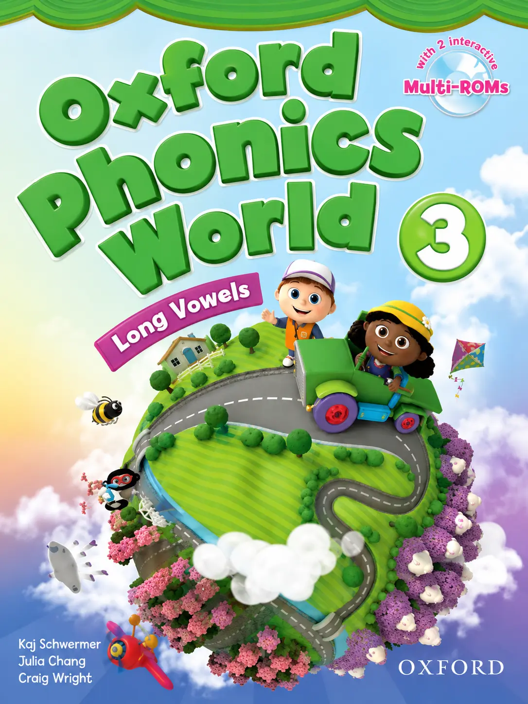 تصویر جلد کتاب Oxford Phonics World 3 برای آموزش واکههای بلند انگلیسی به کودکان